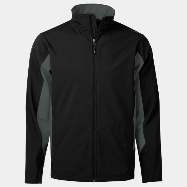 COAL HARBOUR® EVERYDAY COLOUR BLOCK WATER REPELLENT SOFT SHELL JACKET Thumbnail