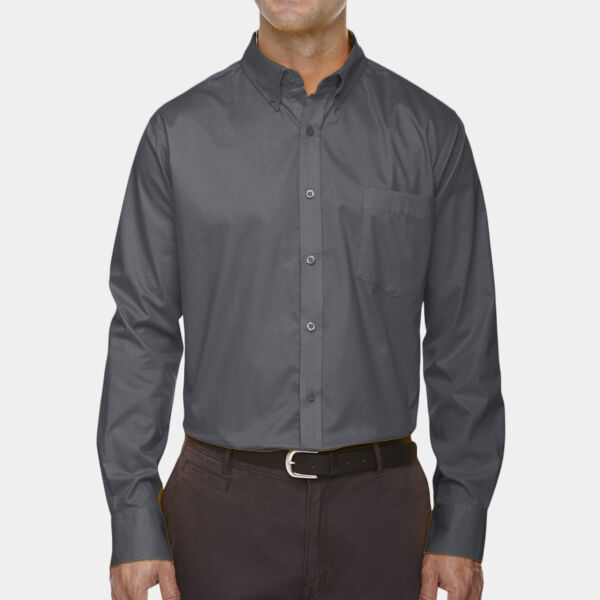 Core365 Men's Operate Long-Sleeve Twill Shirt Thumbnail