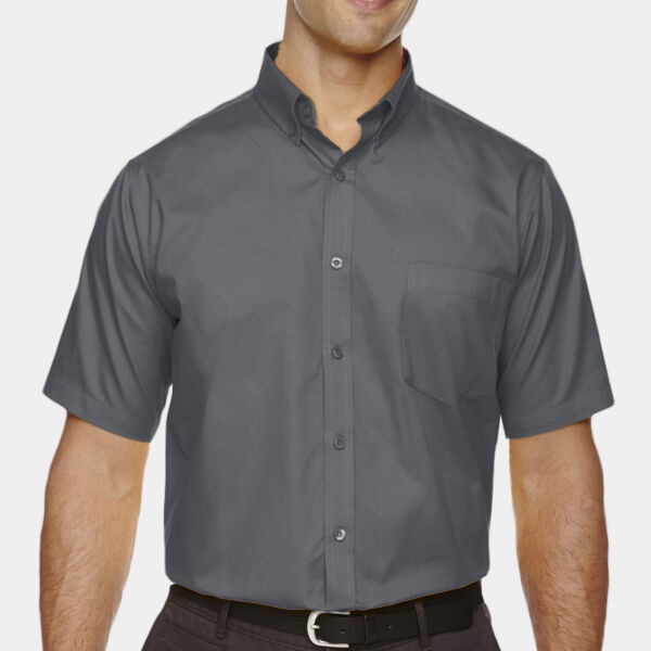 Core365 Men's Optimum Short-Sleeve Twill Shirt Thumbnail