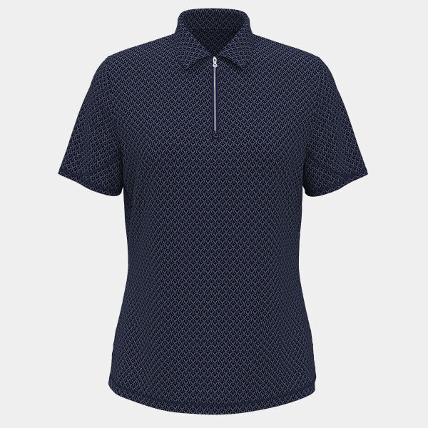 CALLAWAY ALL-OVER STITCHED CHEV LADIES’ POLO Thumbnail