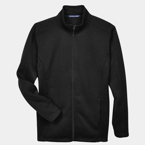 Devon & Jones Men's Bristol Full-Zip Sweater Fleece Jacket Thumbnail