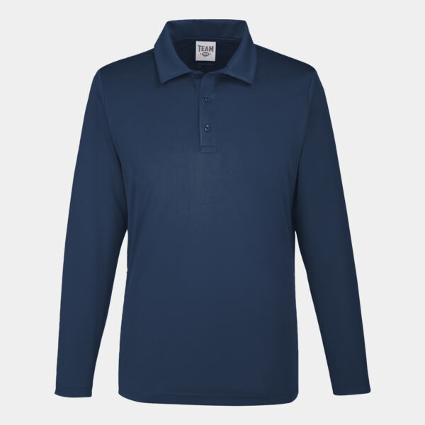 Team 365 Men's Zone Performance Long Sleeve Polo Thumbnail